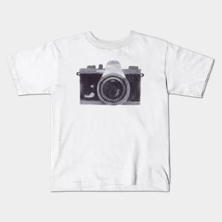 Watercolor Camera Kids T-Shirt